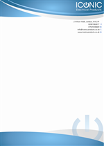 Briefkopf-Design von Jason Farrell für Iconic Electrical Products LTD | Design: #47287