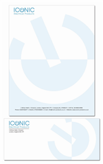 Letterhead Design by Sarlyn Oduber for Iconic Electrical Products LTD | Design #47966