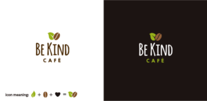 BE KIND CAFÉ | Logo Design by Birdcage