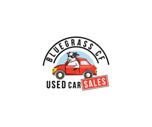 Logo-Design von Anekaa für Bluegrass CF USED Car Sales | Design: #18107584