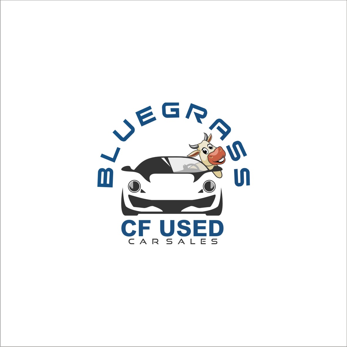 Logo-Design von bl_lue für Bluegrass CF USED Car Sales | Design #18107657