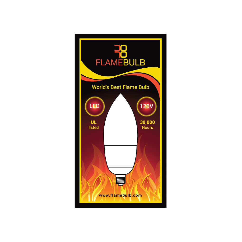Graphic Design by mmmarif1982 for LED Flame Bulb | Design: #18104816