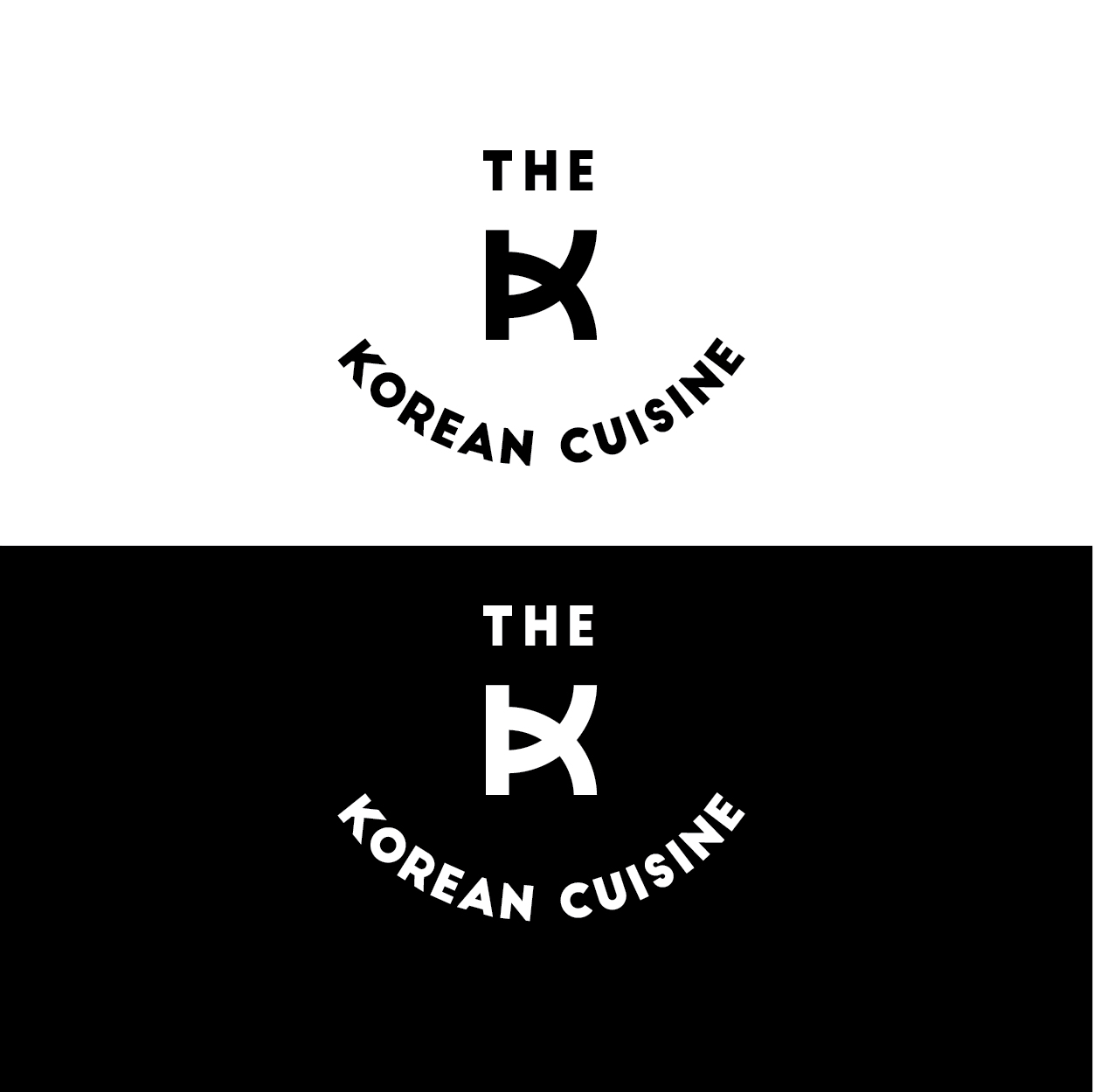 Modern, Professional, Restaurant Logo Design for The K (Korean Cuisine ...