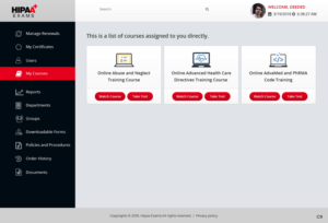 Diseño Web por pb para HIPAA Exams | Diseño: #18105141