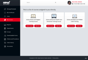 Diseño Web por pb para HIPAA Exams | Diseño: #18105142