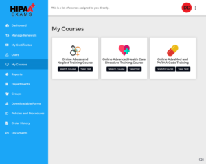 Diseño Web por pb para HIPAA Exams | Diseño: #18105145