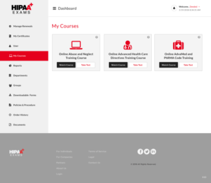 Diseño Web por pb para HIPAA Exams | Diseño: #18115706