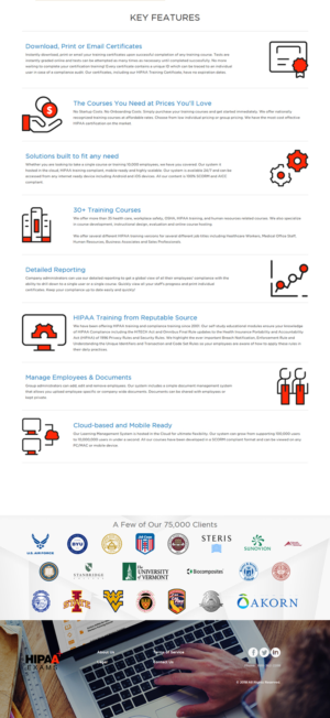 Diseño Web por Ved Web Services para HIPAA Exams | Diseño: #18104594