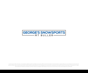Logo Design by S Creation for George's Snowsports | Design: #18124501