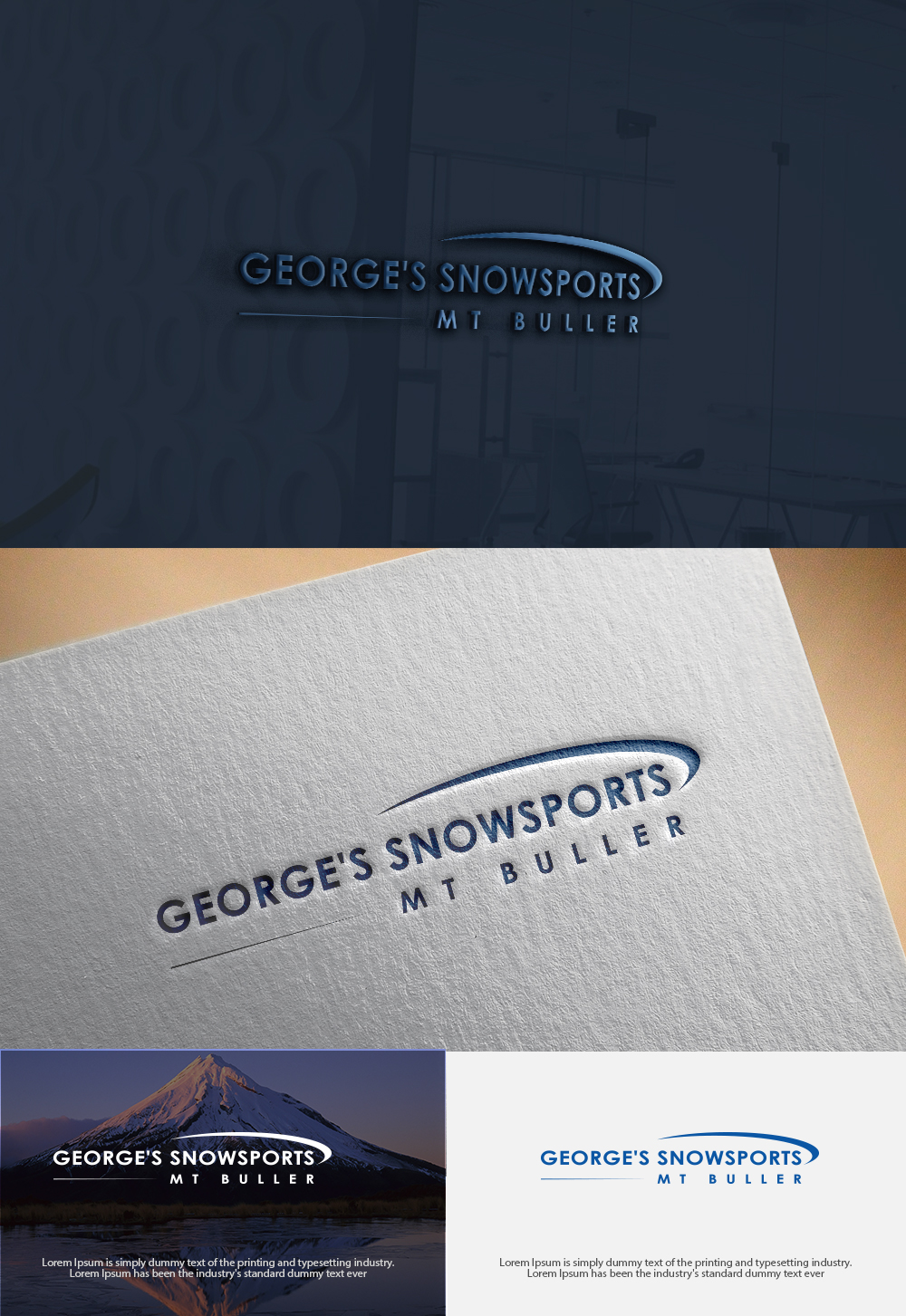 Diseño de Logo por dr ghulam mustafa sahab para George's Snowsports | Diseño #18109282