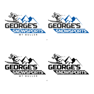 Logo Design by Joy Sarkar for George's Snowsports | Design: #18138759