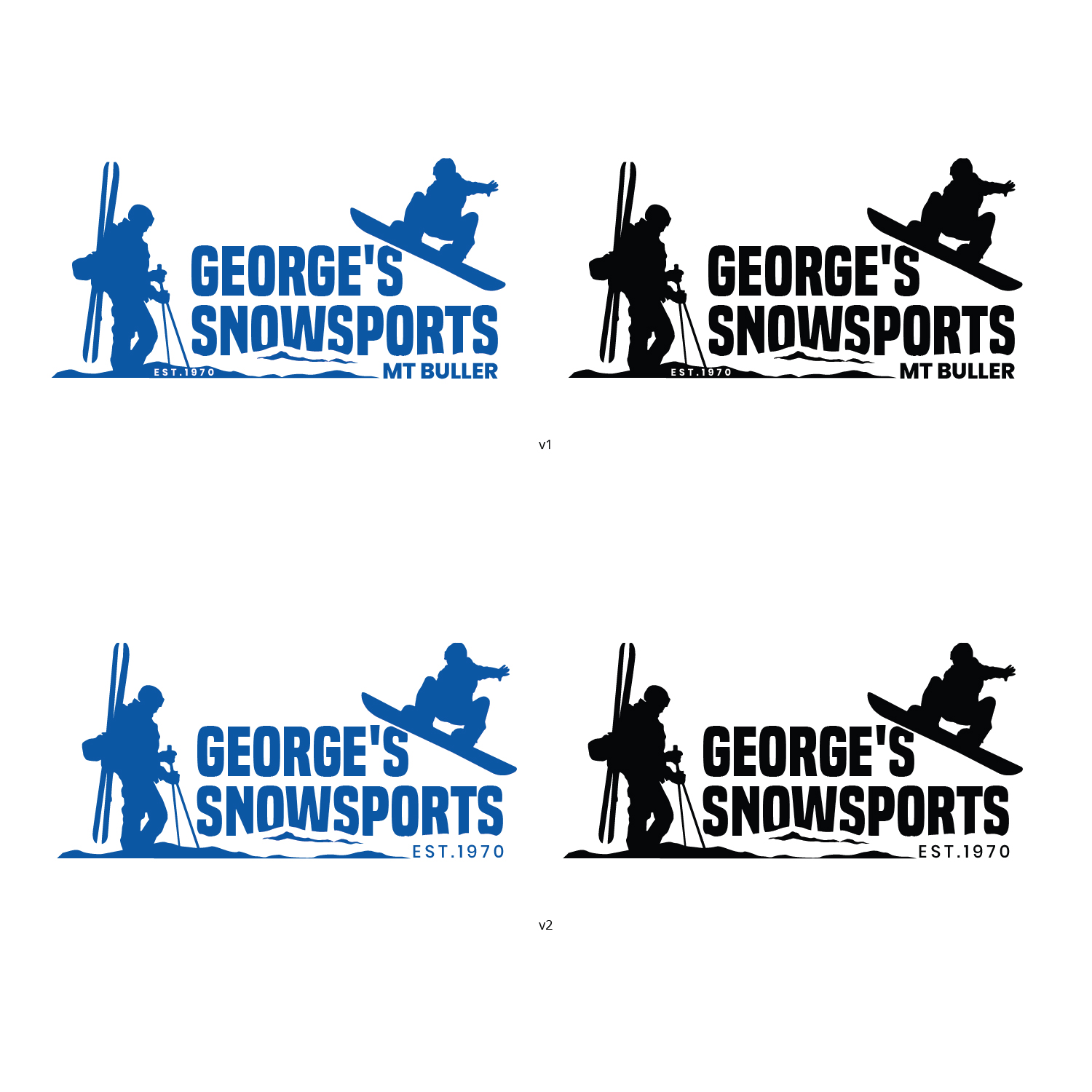 Logo Design by Joy Sarkar for George's Snowsports | Design #18195667
