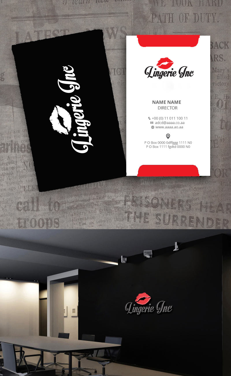 Logo Design by zebronicgraphic for Lingerie ink pty ltd | Design #18106210