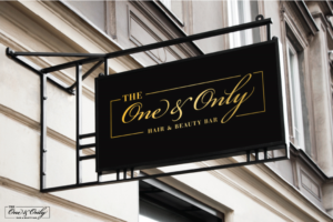 Diseño de Logo por ultramarin para The One & Only Hair and Beauty Bar | Diseño: #18111070