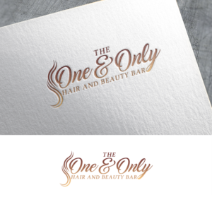 Logo Design by Impressive Solutions for The One & Only Hair and Beauty Bar | Design: #18113837