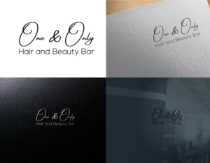 Logo Design by skyDesignbox for The One & Only Hair and Beauty Bar | Design: #18125633