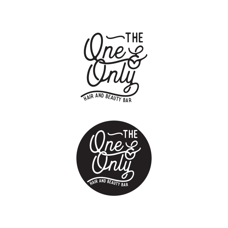 Logo Design by Anna G. for The One & Only Hair and Beauty Bar | Design #18110971