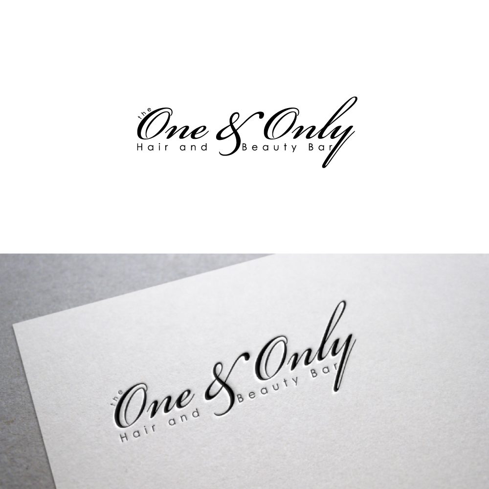 Logo Design by h27 for The One & Only Hair and Beauty Bar | Design #18122315
