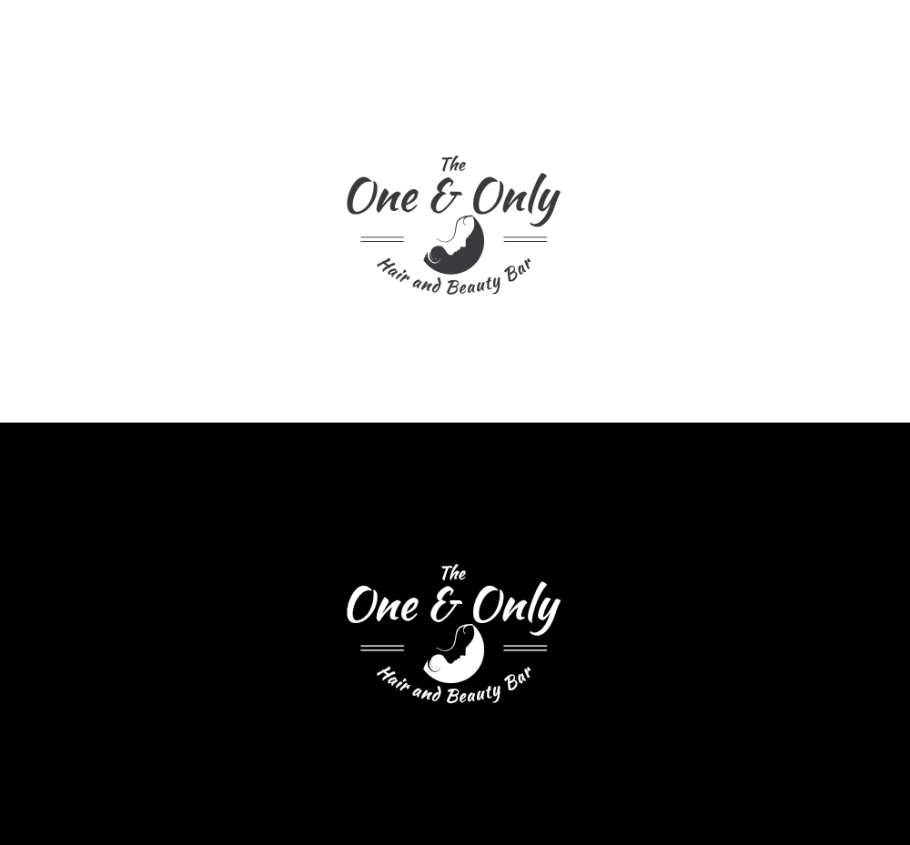 Logo Design by Deep Night for The One & Only Hair and Beauty Bar | Design #18112240