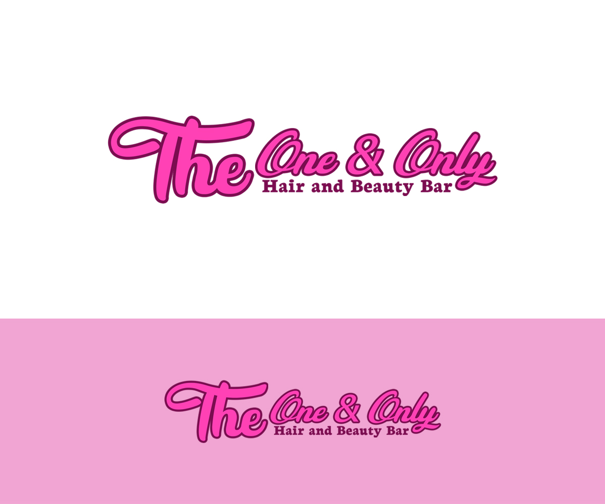 Logo Design by Nufanart for The One & Only Hair and Beauty Bar | Design #18115397