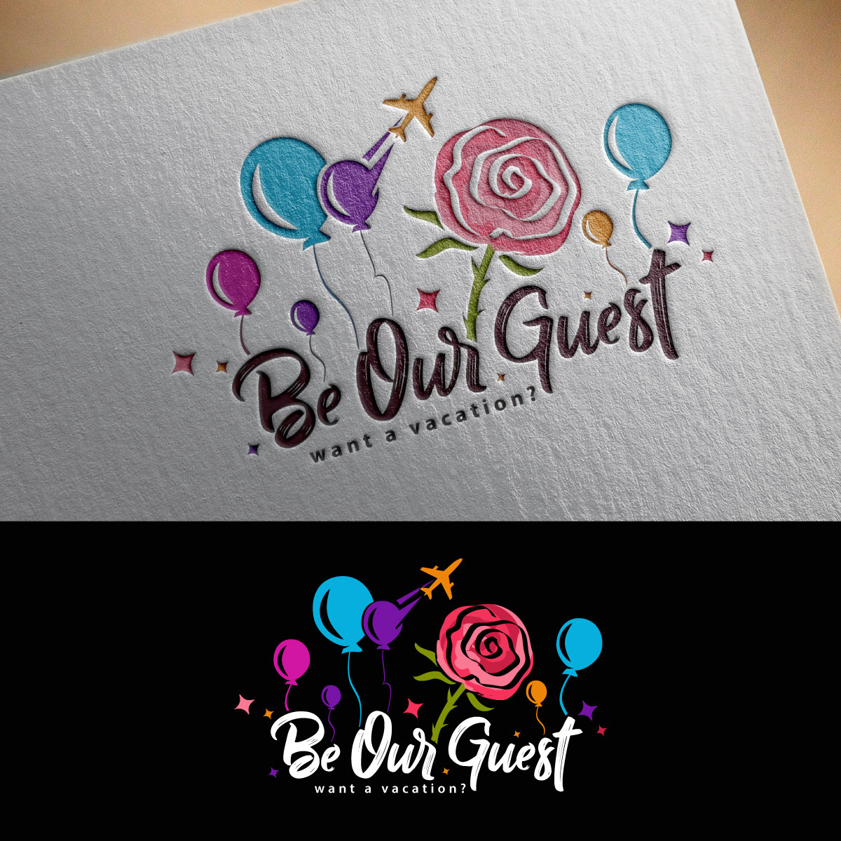 Logo Design by Pop-tart for Be Our Guest | Design #18156079