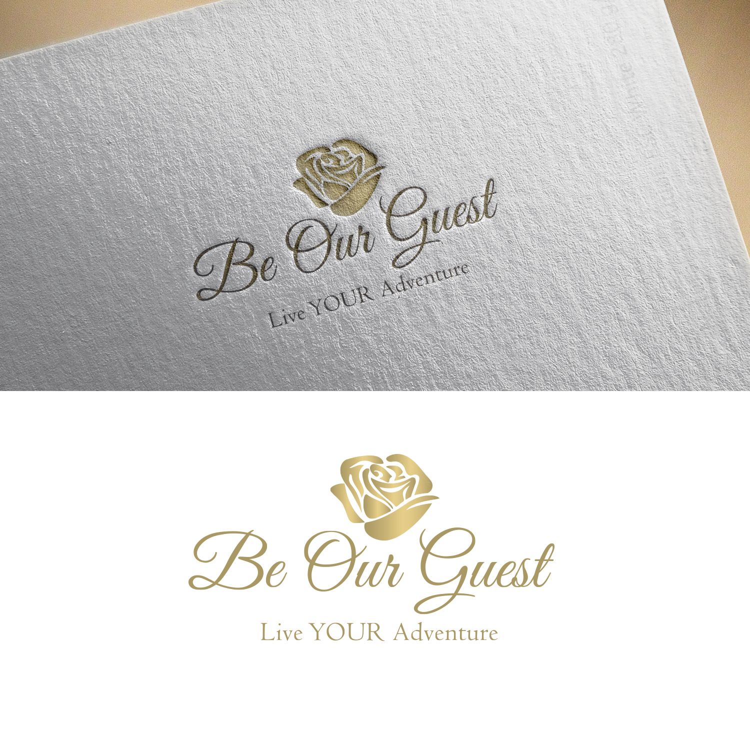 Logo Design by Lazy Panda for Be Our Guest | Design #18157847