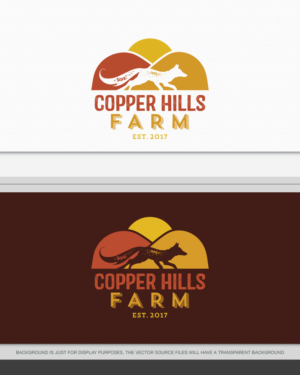 Copper Hills Farm, Established 2017 | Diseño de Logo por AD-X