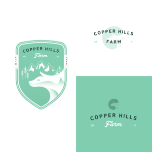 Logo Design by Marc Ray for Copper Hills Farm | Design: #18110301