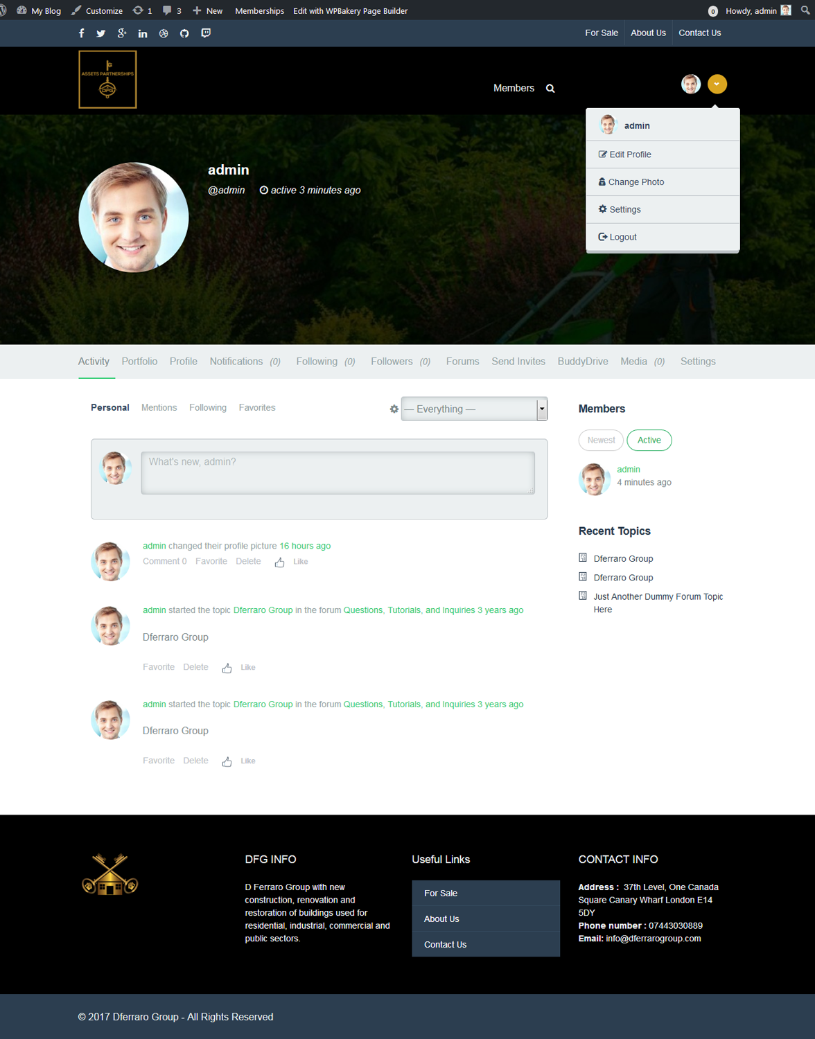 Web-Design von CharaFathimalil für DFG Assets Partnership | Design #18161117