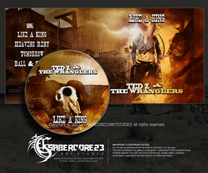 Diseño de Portada de CD por Sabercore23DesignStudio para Ted Z and The Wranglers | Diseño #2839835