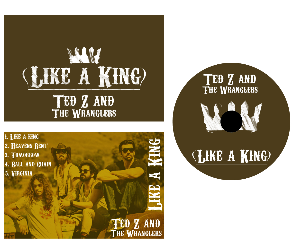 Diseño de Portada de CD por laragdan para Ted Z and The Wranglers | Diseño #2826836