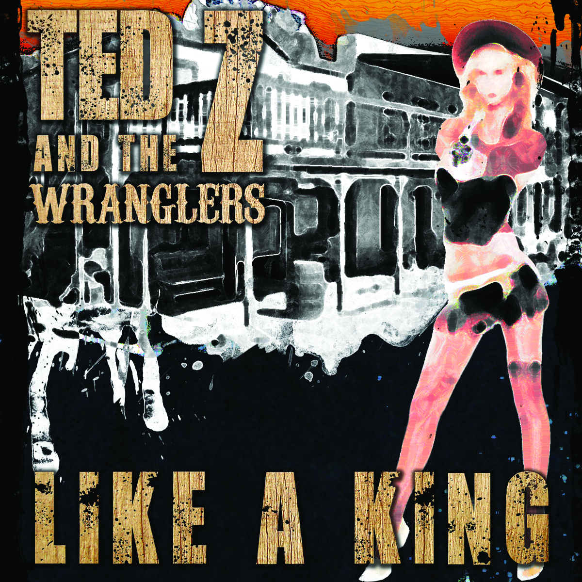CD-Cover-Design von Stone Design für Ted Z and The Wranglers | Design #2822535