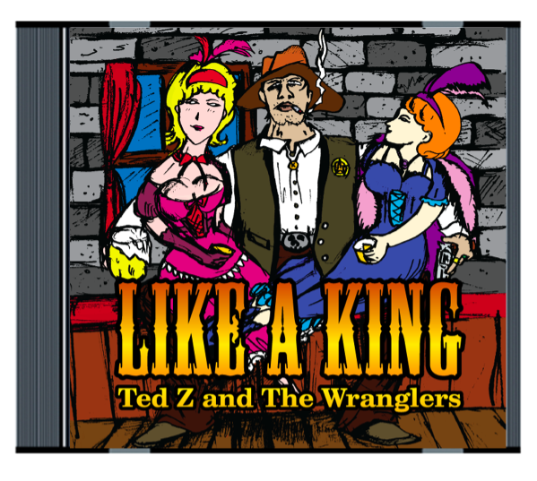 Diseño de Portada de CD por askatanoto.com para Ted Z and The Wranglers | Diseño #2847219
