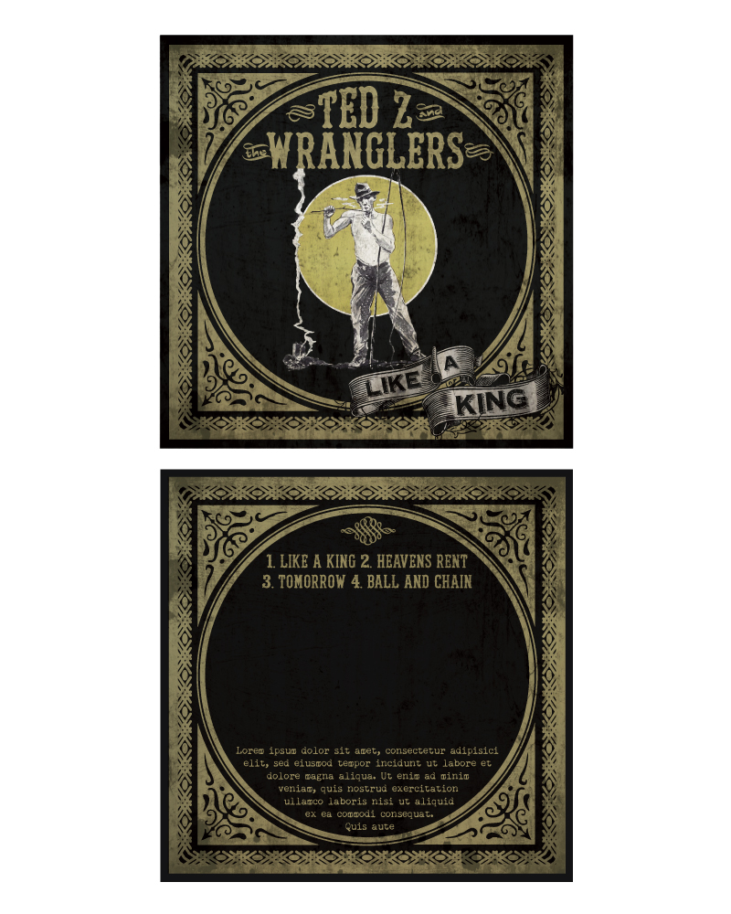 Diseño de Portada de CD por theoricline para Ted Z and The Wranglers | Diseño #2872518