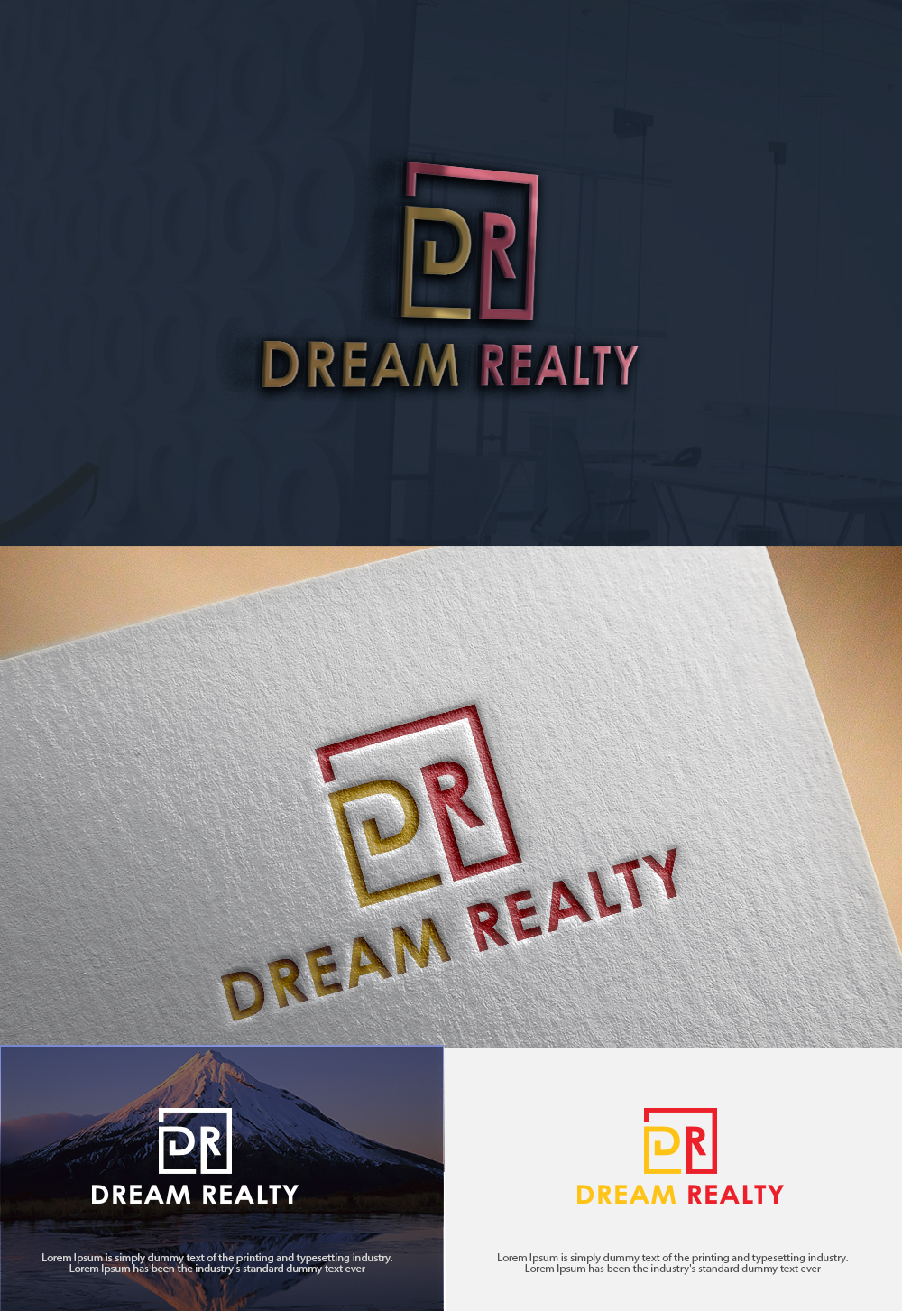 Logo Design by dr ghulam mustafa sahab for Dream Realty | Design #18131450
