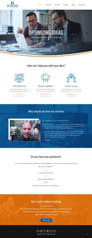 Diseño Web por pb para Optimizingideas | Diseño: #18137260