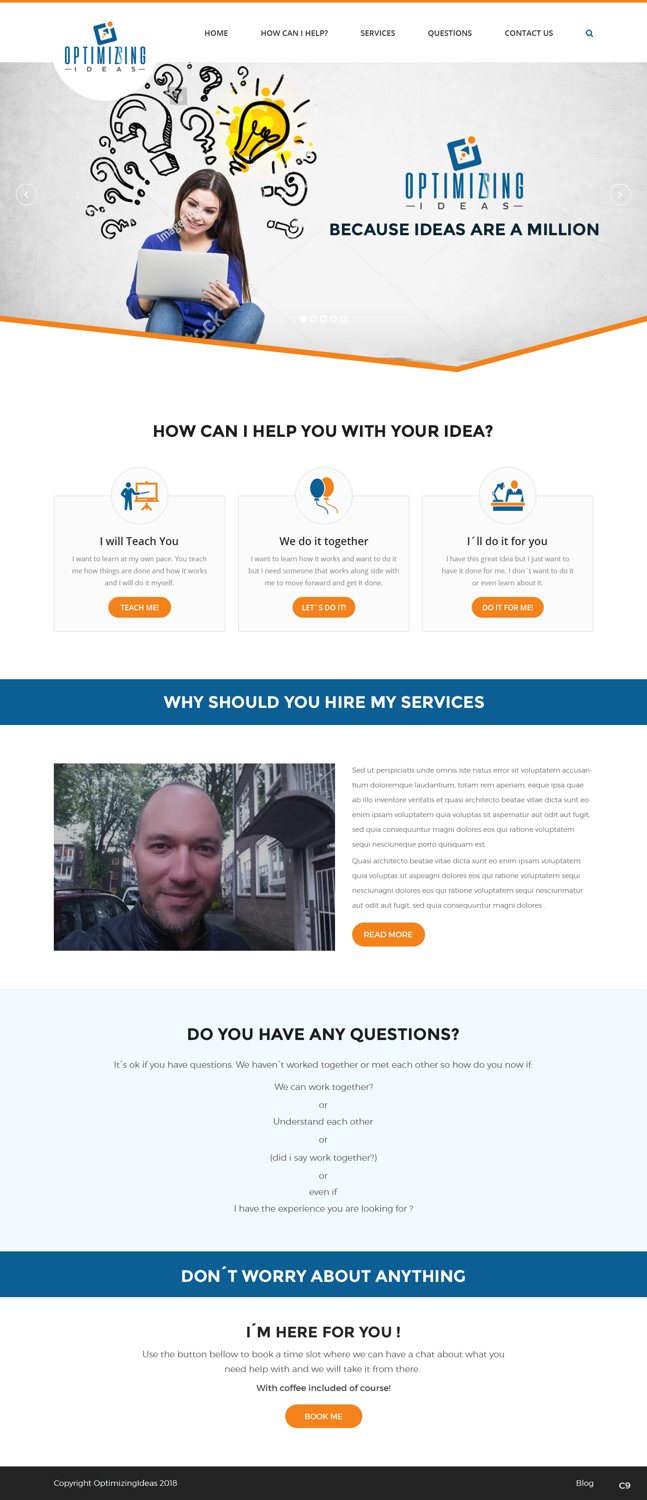 Web Design par pb pour Optimizingideas | Design #18137261