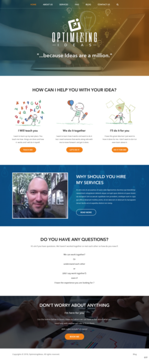 Diseño Web por pb para Optimizingideas | Diseño: #18137263