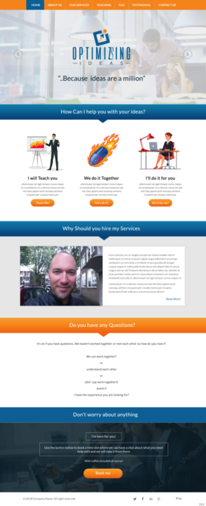 Diseño Web por pb para Optimizingideas | Diseño: #18137272