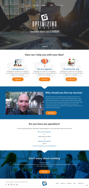 Diseño Web por pb para Optimizingideas | Diseño: #18137273