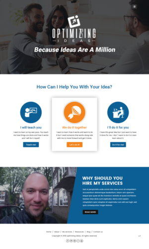 Diseño Web por pb para Optimizingideas | Diseño: #18246223