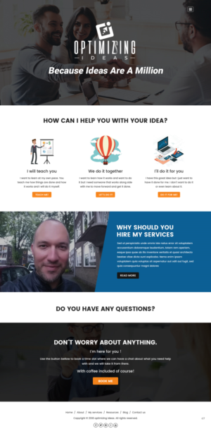 Diseño Web por pb para Optimizingideas | Diseño: #18275747