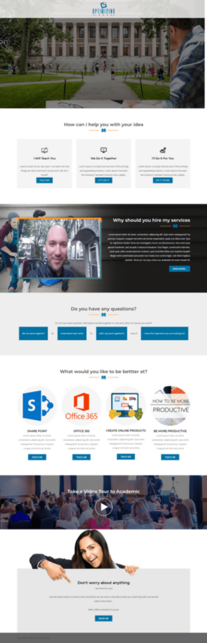 Web-Design von gaurav.yadav59 für Optimizingideas | Design #18144696