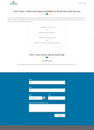 Diseño Web por gaurav.yadav59 para Optimizingideas | Diseño: #18144698