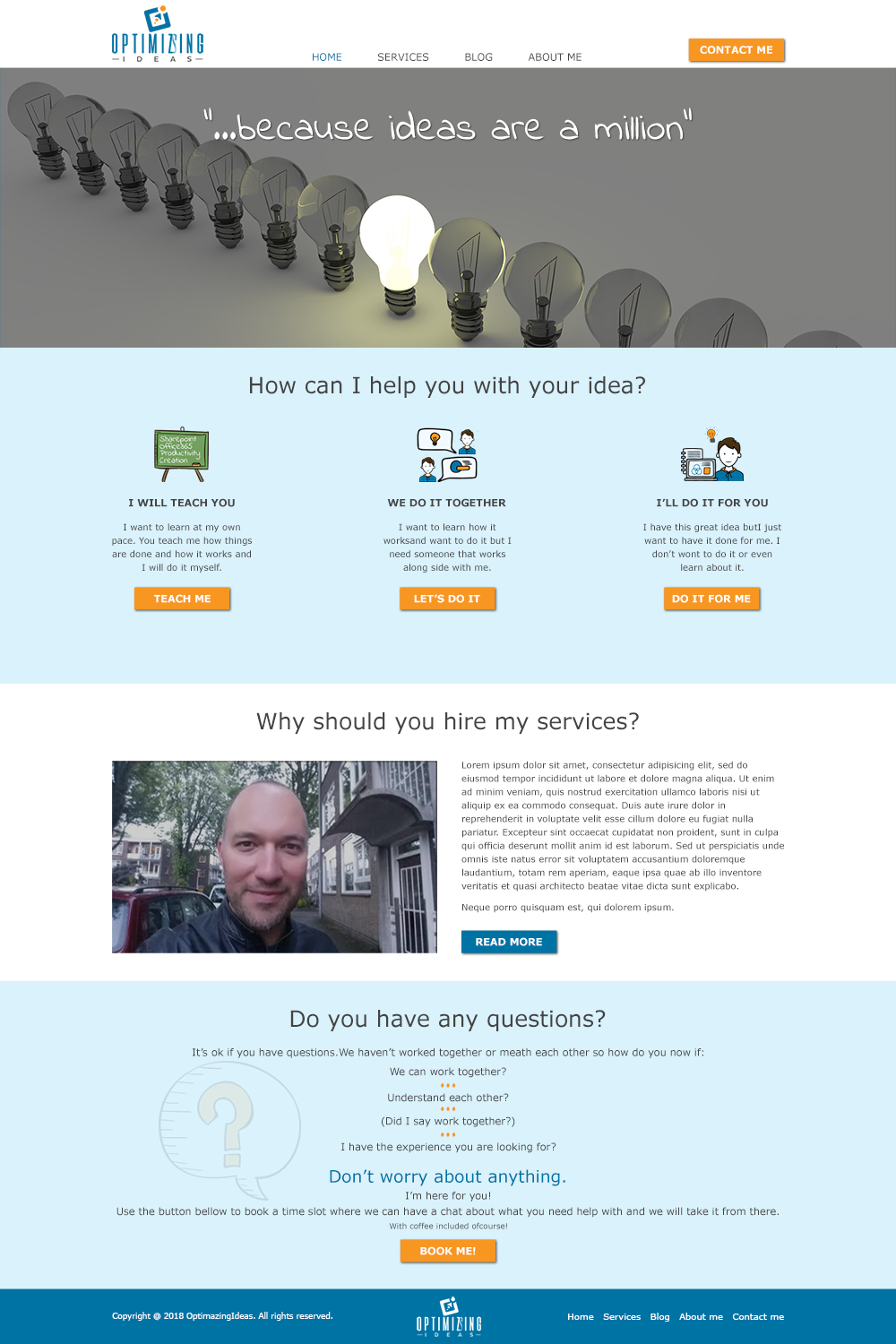 Web Design par Iv@ pour Optimizingideas | Design #18138212