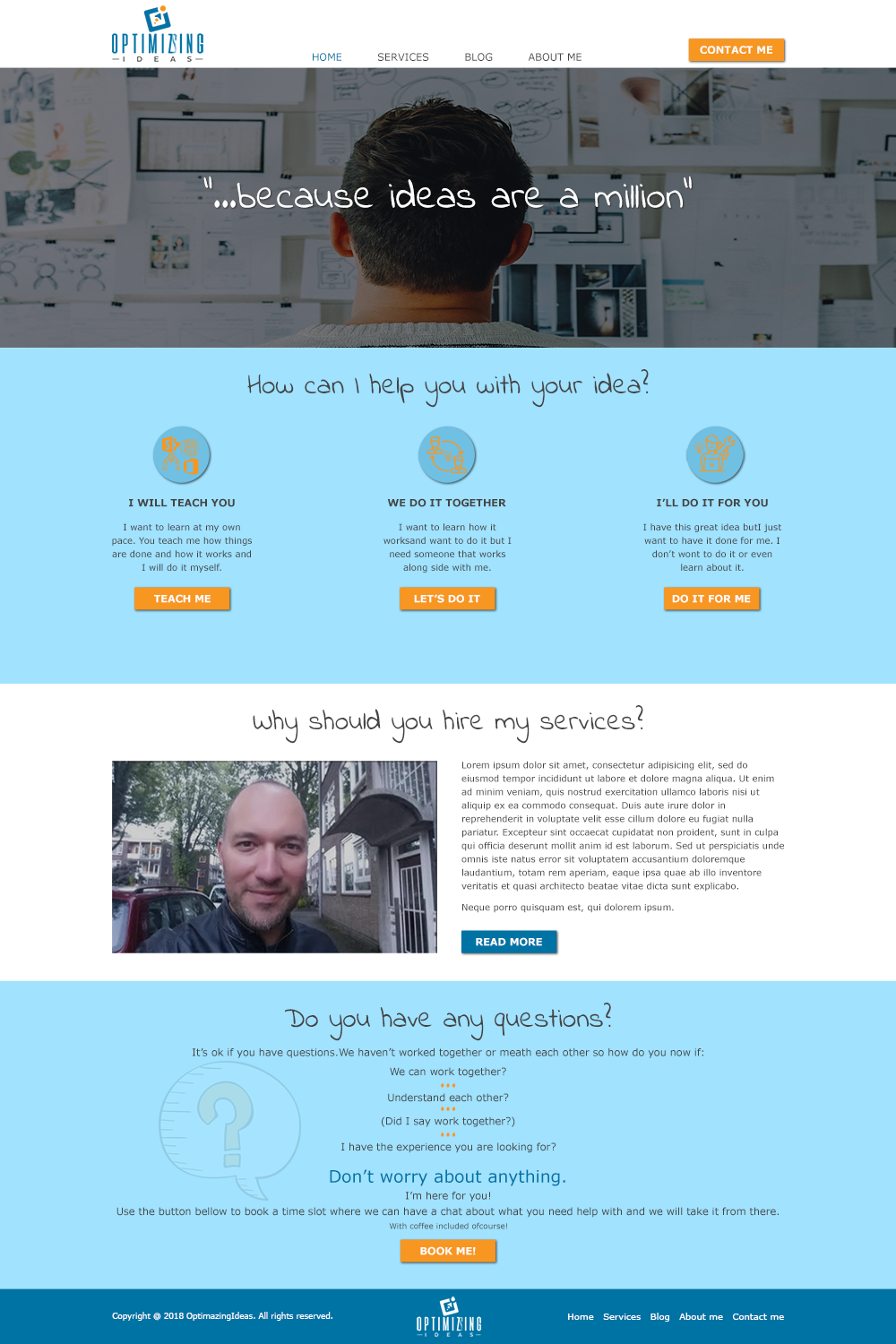 Web Design by Iv@ for Optimizingideas | Design #18138228