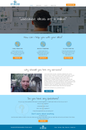 Web-Design von Iv@ für Optimizingideas | Design #18138228