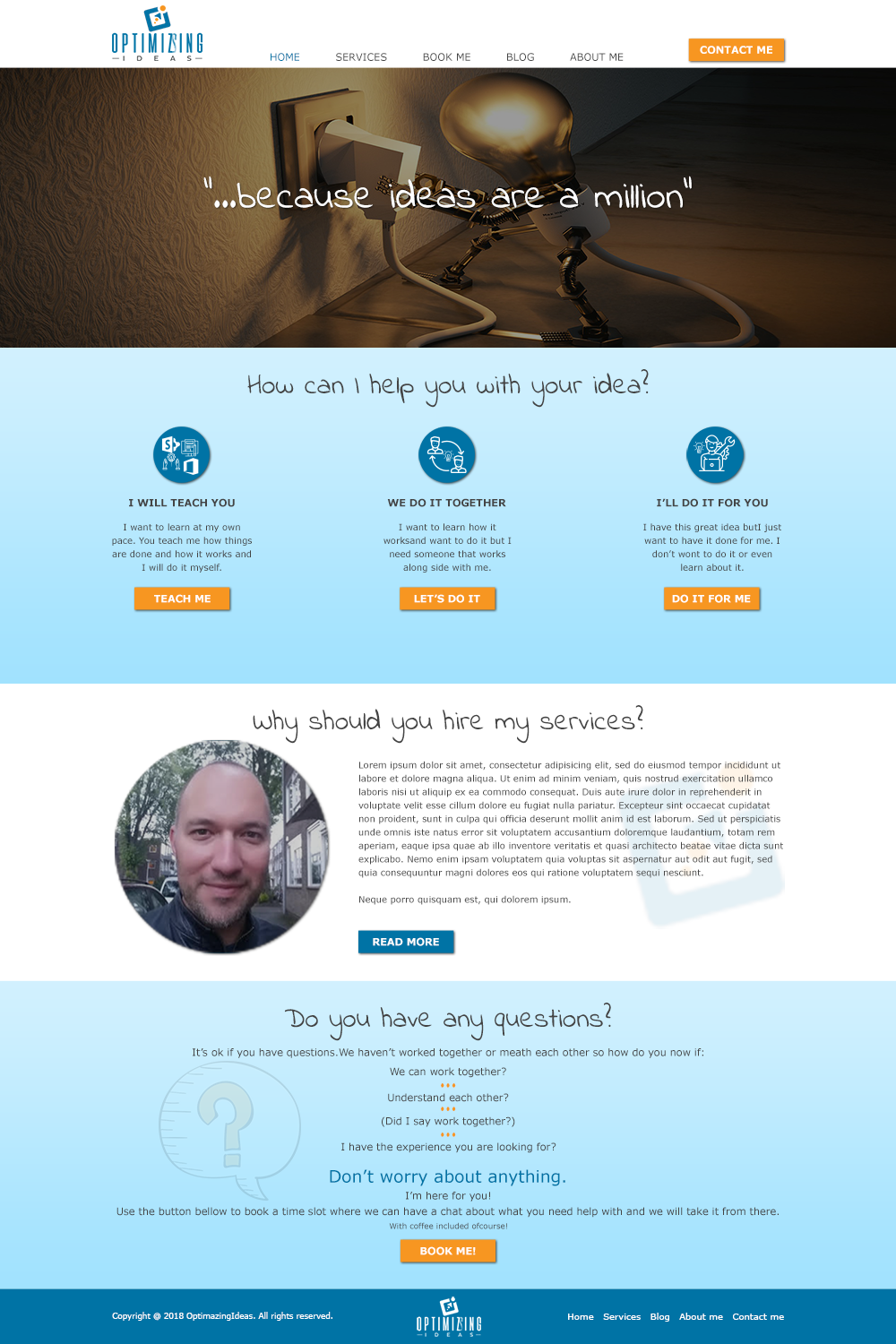 Diseño Web por Iv@ para Optimizingideas | Diseño #18138250