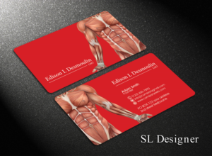 Massage therapist LMT | Visitenkarten-Design von SL Designer