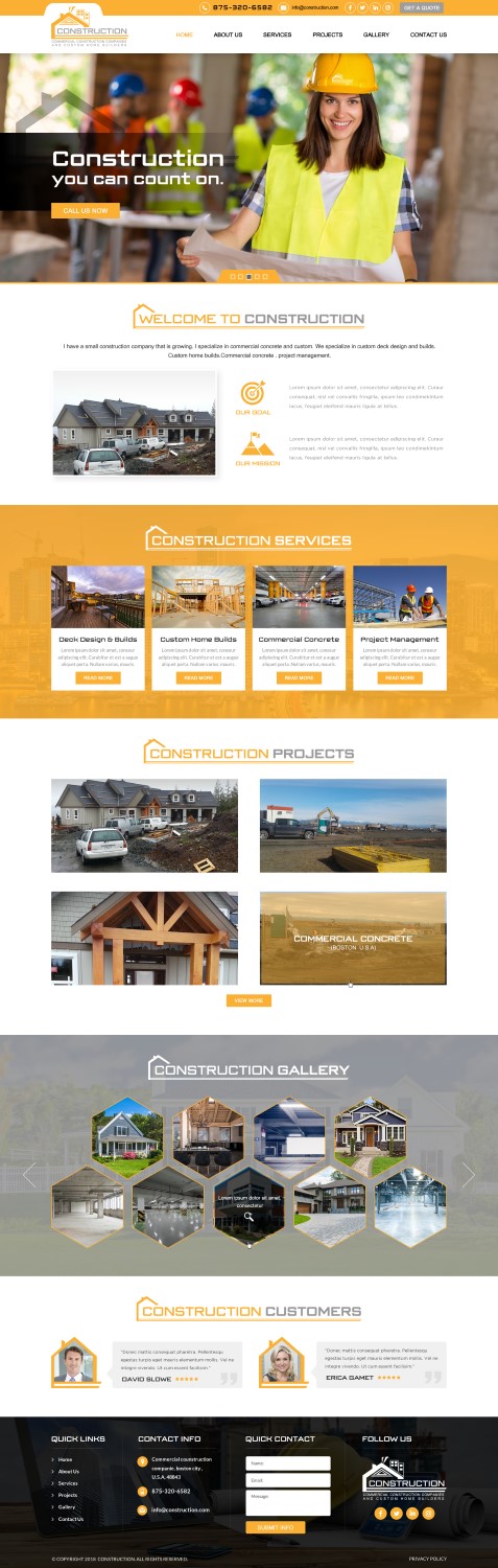Diseño Web por Reimagine para Upper Cut Construction Inc  | Diseño #18141536